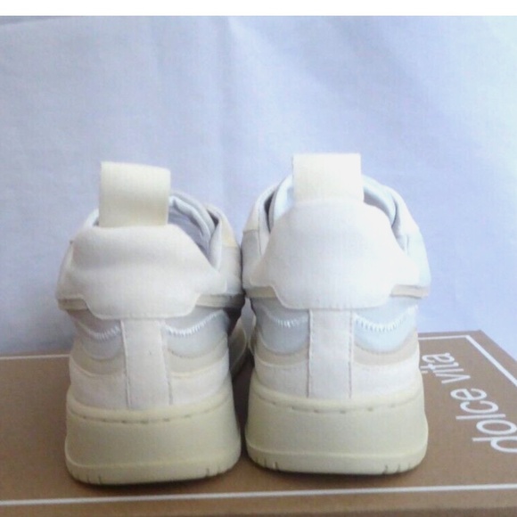 FINAL SALE 🎈 NEW DOLCE VITA Adella Leather Women’s Sneakers Off White New - Picture 8 of 12